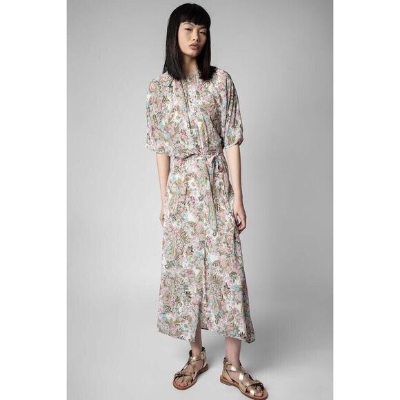 NWT Zadig & Voltaire Ritan Dress Size Large - Picture 1 of 9